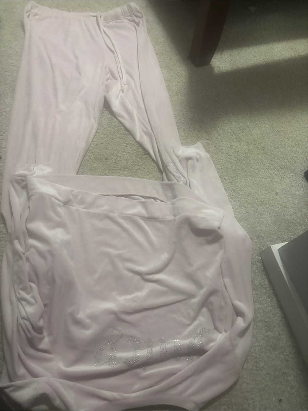 Light Pink juicy couture set Pajama
